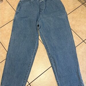 OBEY Denim Jogger Jeans Y2K Streetwear Elastic Waist Size L